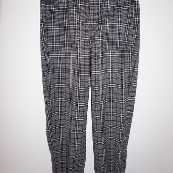 Elastic Plaid Pants - Picture 2 of 6